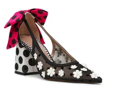 ベッツィジョンソン レディース シューズ パンプス Betsey JohnsonFelix Pump WhiteBlack ホワイトのサムネイル