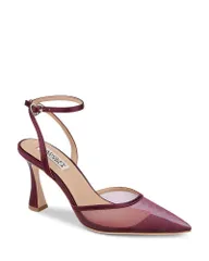 バッジェリーミシュカ レディース シューズ パンプス Badgley Mischka Womens Yordan Pointed Pumps Cherry Satinのサムネイル
