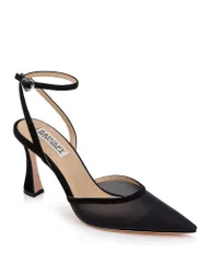 バッジェリーミシュカ レディース シューズ パンプス Badgley Mischka Womens Yordan Pointed Pumps Black Suede ブラックのサムネイル