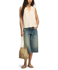 ラッキーブランド レディース トップス シャツ Vネック ノースリーブ Lucky Brand Womens VNeck Sleeveless Top Whisper White ホワイトのサムネイル