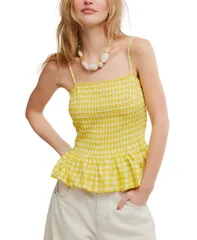 フリーピープル レディース トップス タンクトップ Free People Womensundance Square Neck Tank Top Dandelionのサムネイル