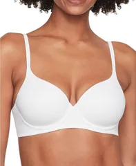 ワーナーズ レディース トップス Tシャツ Warners Womens Cloud 9 Easy Size Underwire TShirt Bra1051A White ホワイトのサムネイル