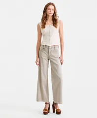 ゲス レディース ボトムス カジュアルパンツ GUESS Womens Zoya Crop Leg Braided PantsAGE LEAF セージのサムネイル
