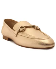 アレッツォ レディース シューズ パンプス ローファー Arezzo Womens Emma Slip On Loafers Platinoのサムネイル