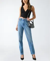 ゲス レディース トップス シャツ Vネック ノースリーブ ニット GUESS Womensleeveless Amaya VNecknitop Jet Black A996 ブラックのサムネイル