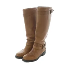 ラルフローレン RALPH LAUREN ロングブーツ 7.5 24.5cm キャメル 無地 ベルト /RI ■OSのサムネイル