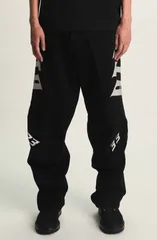 アールティーエー メンズ ボトムス カジュアルパンツ RtAlwin Moto Pants BLACK ブラックのサムネイル