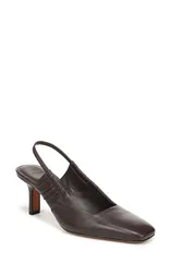 ヴィンス レディース シューズ ヒール レザー Vince Ven Leather Slingback Pump GANACHEのサムネイル