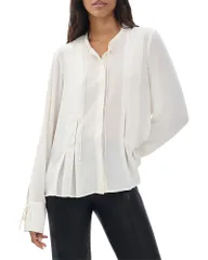 ラグアンドボーン レディース トップス シャツ プリーツ ブラウス rag bone Arden Pleated Blouse Ivory アイボリーのサムネイル