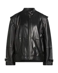 マックスアンドコー レディース アウター ジャケット・ブルゾン レザーブルゾン MAXCo Black ブラックのサムネイル
