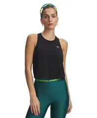 アンダーアーマー レディース トップス タンクトップ メッシュ ノースリーブ Under Armour Womens Tech Sport Mesh Crop Sleeveless Tank Topのサムネイル