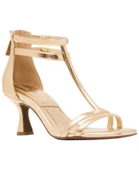 アンクライン レディース シューズ サンダル Anne Klein Womens JulietStrap Dressandals Gold ゴールドのサムネイル