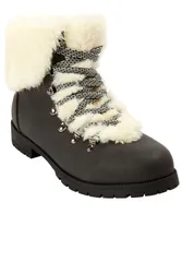 コンフォートビュー レディース シューズ ブーツ・レインブーツ Comfortview The Arctic Bootie Women BLACK ブラックのサムネイル