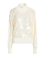 ファビアナ フィリッピ レディース アウター ニット・セータートルネック FABIANA FILIPP Ivory アイボリーのサムネイル