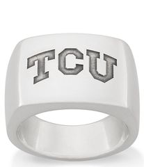 ジェームズ エイヴリー メンズ アクセサリー カフスボタン James Avery Texas Christian University Signet Ring Sterling Silver シルバのサムネイル