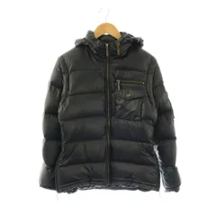 ジャストカヴァリ JUST cavalli ダウンジャケット ロゴ フード収納 40 ブラック /ES ■GY18のサムネイル