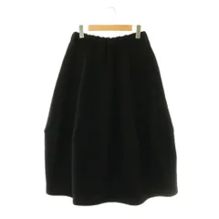 ブラックコムデギャルソン BLACK COMME des GARCONS 24AW AD2024 OVERSIZED PANELED SKIRT ウール スカート オーバーサイズ ミモレ丈 ロング S 黒 ブラック /HS ■OS のサムネイル