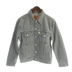 リーバイスプレミアム Levis PReMIUM デニムジャケット ジージャン 上着 XS グレー 無地 襟付き 長袖 /APのサムネイル