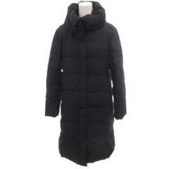 イネド INED 美品 ダウンコート ジャケット 11 紺 ネイビー スタンドカラー ロング丈 27-94116506/HW■ECD001のサムネイル