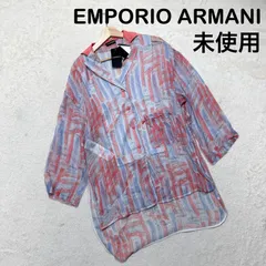 【タグ付き未使用】EMPORIO ARMANI エンポリオアルマーニ シアーブラウス シャツ 36のサムネイル
