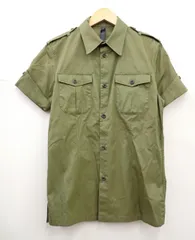 ★9287☆wjk ダブルジェーケー army shirt S/S 半袖ミリタリーシャツ 4008 ct10　Sのサムネイル