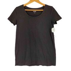 슬리트 three dots Janis U 넥 T셔츠 여성 import:S