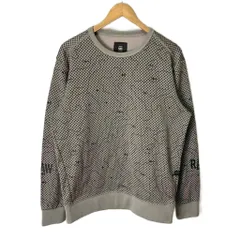 ジースターロウ G-Star RAW トレーナー スウェット 総柄 クルーネック L グレー ■GY06のサムネイル