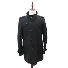 ジュンメン JUN MEN スタンドカラーコート ロング丈 無地 L 黒 中綿 /SY65 ■ECE003のサムネイル