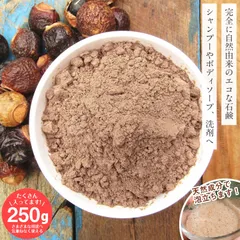 ソープナッツ　パウダー　木の実せっけん　Aritha Powder [250g] Viraki Bros / ムクロジ果のサムネイル