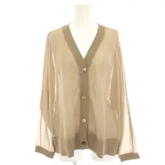 スタイリング styling/ 23AW ニットカーディガン シアー 薄手 ドルマンスリーブ 長袖 F ベージュ 16WNT234022 /HNのサムネイル