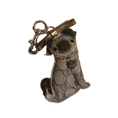 グッチ GUCCI バッグチャーム キーホルダー パグ グッチョリ オリバー グレー系 のサムネイル