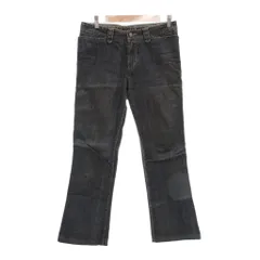 コムサデモード COMME CA DU MODE デニムパンツ ジーンズ 13 インディゴブルー ウォッシュ加工 ブーツカット /NU ■ECF005のサムネイル