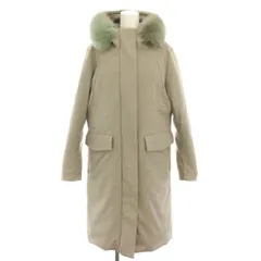 ダブルスタンダードクロージング ダブスタ DOUBLE STANDARD CLOTHING ダウンコート アウター ロング フード フォックスファー 36 グレー 0207-401-193 /AN20 ▲Hのサムネイル
