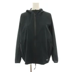 マーガレットハウエル MARGARET HOWELL ミズノ MIZUNO ライトナイロンリップストップ LIGHT NYLON RIPSTOP ジップアップパーカー アウター フード ロゴプリント 2 紺 ネイビー 578-0125600 /YTのサムネイル