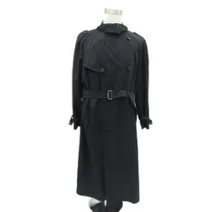 アレグリ allegri トレンチコート スプリングコート LL 黒 ブラック ダブルボタン スタンドカラー /HO43 ■GY59のサムネイル