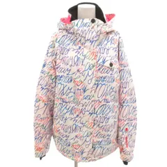 ロキシー ROXY 美品 ジャケット S 白 ホワイト ロゴ総柄 フード付き 長袖 /SJ ■ECF001のサムネイル
