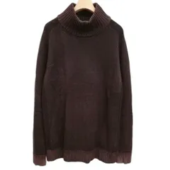 ジョセフオム JOSEPH HOMME ハイネックニット セーター トップス プルオーバー ウール ピグメント加工 茶 ブラウン 48のサムネイル