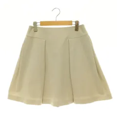 フォクシーニューヨーク FOXEY NEW YORK 35032 タックミニフレアスカート ストレッチ 40 ベージュ /MY ■OS ■SHのサムネイル