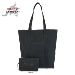 CELINE セリーヌ バーティカル カバ ブラック 黒 キャンバス F-ME-3212 トートバッグ ショルダーバッグ メンズ 600646【中古】のサムネイル