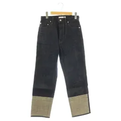 ドレステリア DRESSTERIOR デニムパンツ ジーンズ ボタンフライ 裾折り返しデザイン セルビッチ 36 インディゴ /HK ■GY06のサムネイル