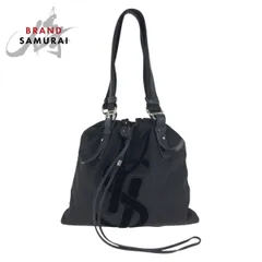 美品 Yves Saint Laurent rive gauche イヴサンローランリヴゴーシュ ヴィンテージ カハラ YSL ブラック キャンバス トートバッグ 601672【中古】のサムネイル