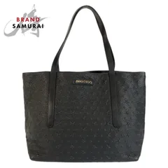 美品 JIMMY CHOO ジミーチュウ スターエンボス ソフィア ブラック 黒 ゴールド金具 レザー トートバッグ ショルダーバッグ メンズ 602420【中古】のサムネイル