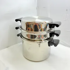 未使用 保管品 Amway/アムウェイ クィーンウォック 蓋付き 30cm 両手鍋