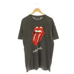 ウィンダンシー WIND AND SEA Tongue & Lips S/S Tee Tシャツ×THE ROLLING STONES Tシャツ プリント クルーネック 半袖 L チャコール /HS ■OS ■SHのサムネイル