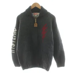 ヒステリックグラマー HYSTERIC GLAMOUR × カナディアンセーター CANADIANSWEATER ニットジャケット ジップアップ ウール L グレー 02193ND04 /AN34のサムネイル