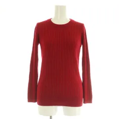 バルマン BALMAIN リブニット セーター 長袖 クルーネック 38 レッド /MY ■OS ■GY06のサムネイル