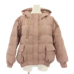 ジルスチュアート JILL STUART ダウンジャケット ジップアップ アウター S ピンク フード付き 長袖 092-1250009 /YM ■MAのサムネイル