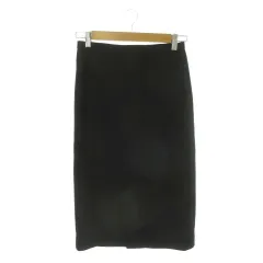 ハナエモリ HANAE MORI スカート 36 黒 ブラック 無地 /MN48 ■ECD004のサムネイル
