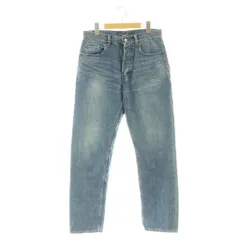 サンローラン パリ SAINT LAURENT PARIS ワイドデニムパンツ ジーンズ ボタンフライ 28 ブルー 816412 /CX ■OS ■ADのサムネイル