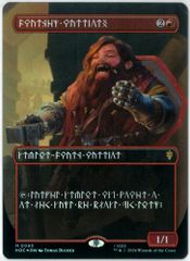 FOIL/MTG/ドワーフ語/ボーダーレス/ドワーフ戦士団/Dwarven Warriors